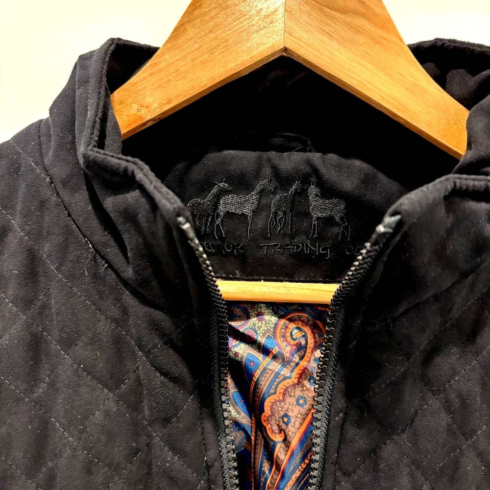 Outback Trading Company | Women's Microsuede Grand Prix Equestrian Vest Size L - Picture 3 of 7